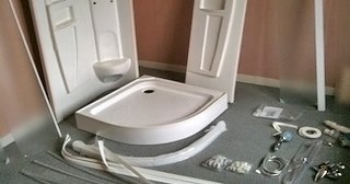 Установка душевой кабины Курчатов, цена от 3051 руб.